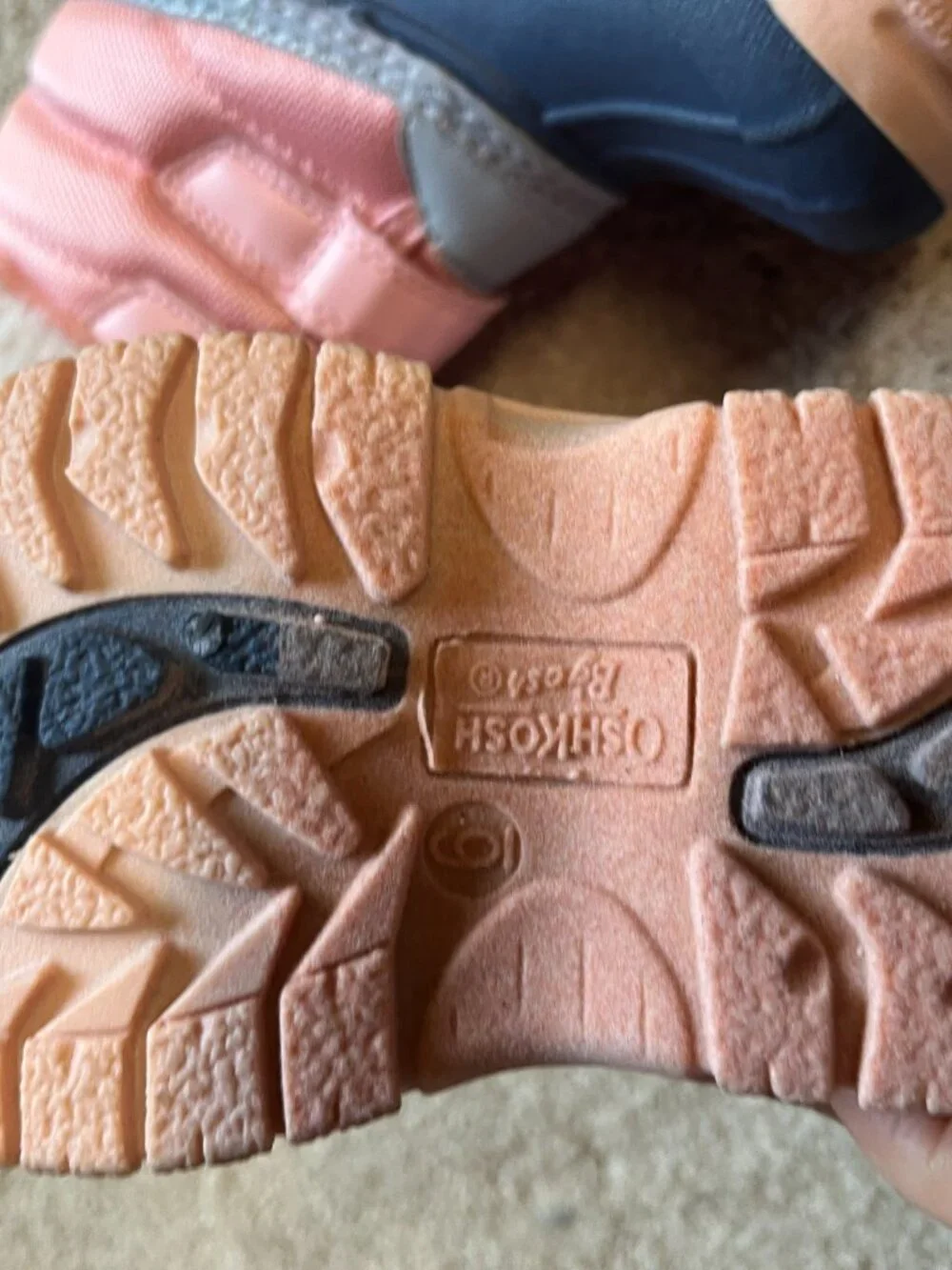 OshKosh‎ B’Gosh Pink Blue Girls Boots Size 6
